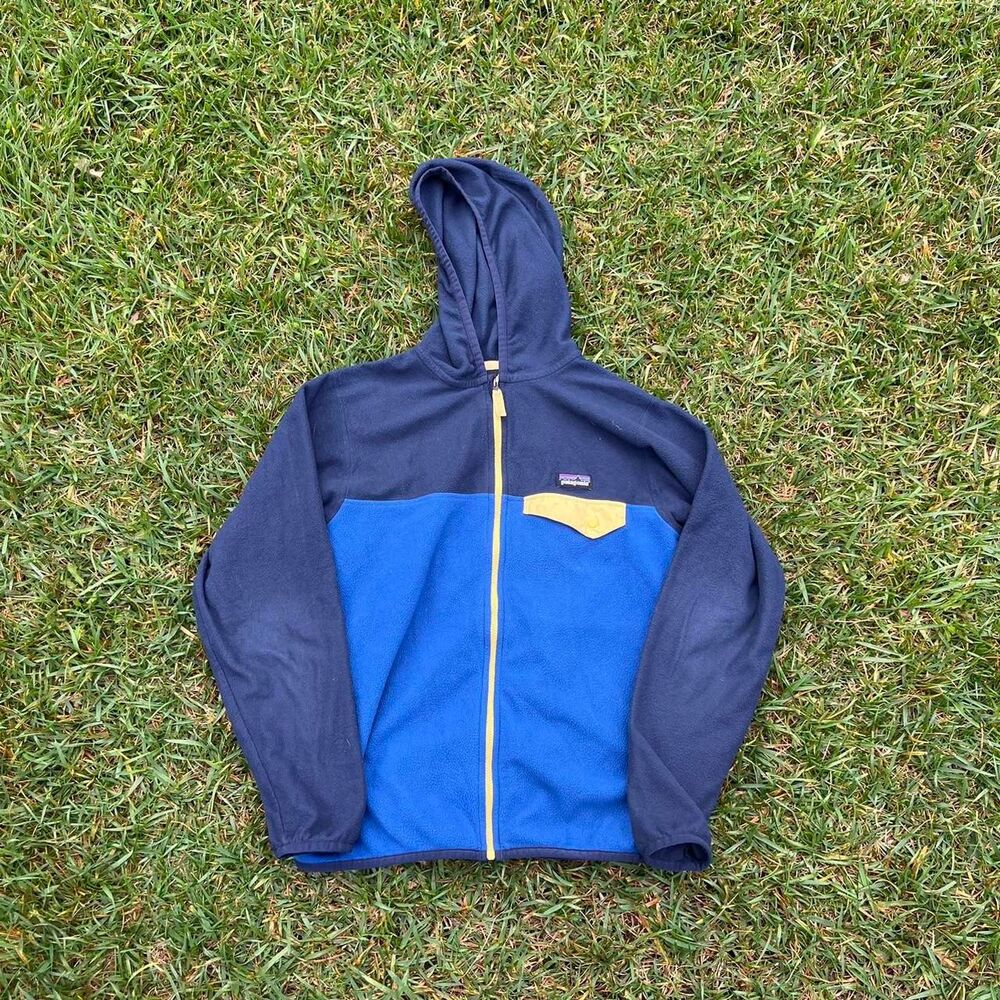 Patagonia Youth boys zip up sweater size L y2k gorpcore
